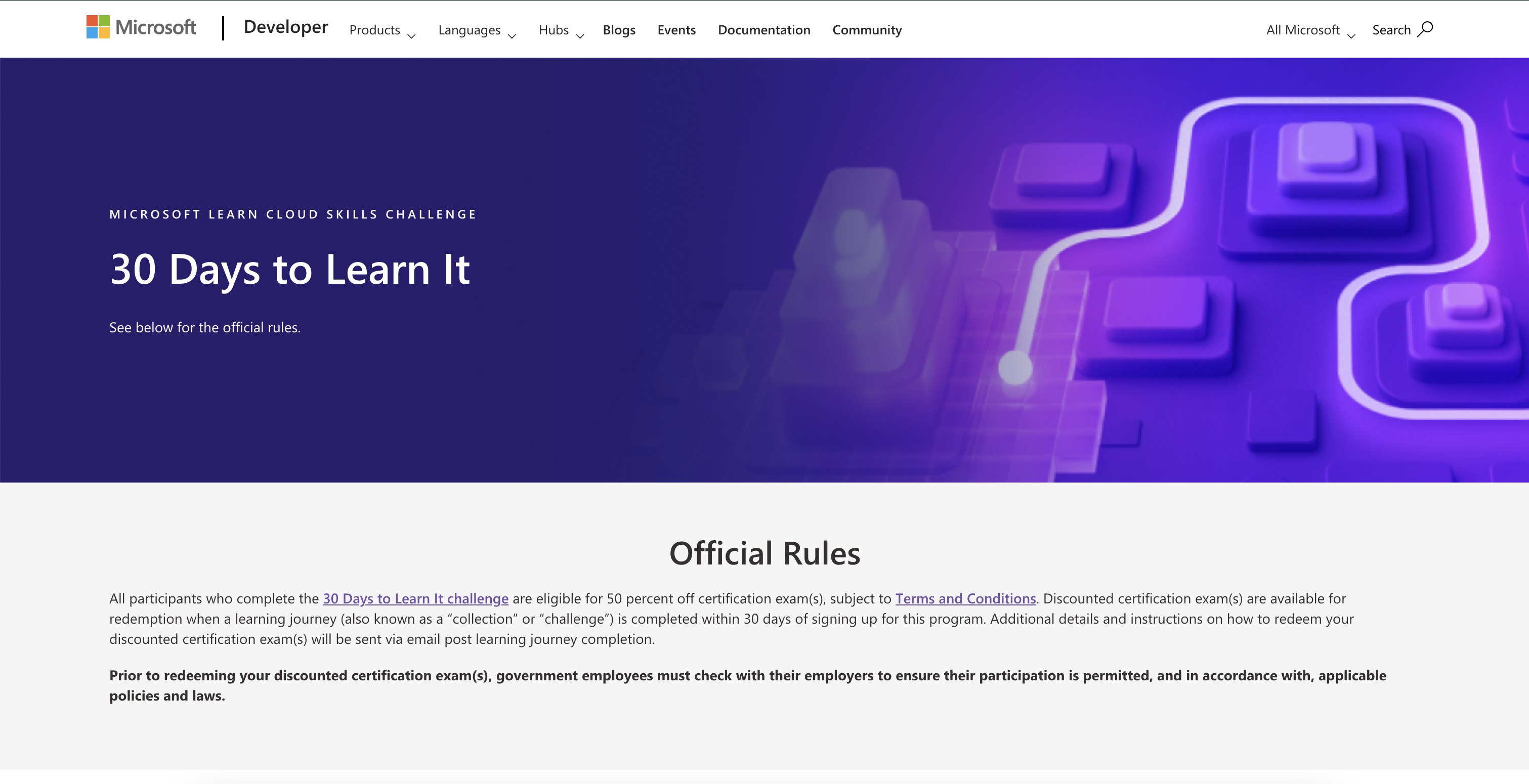 Microsoft Learn Cloud Skills Challenge