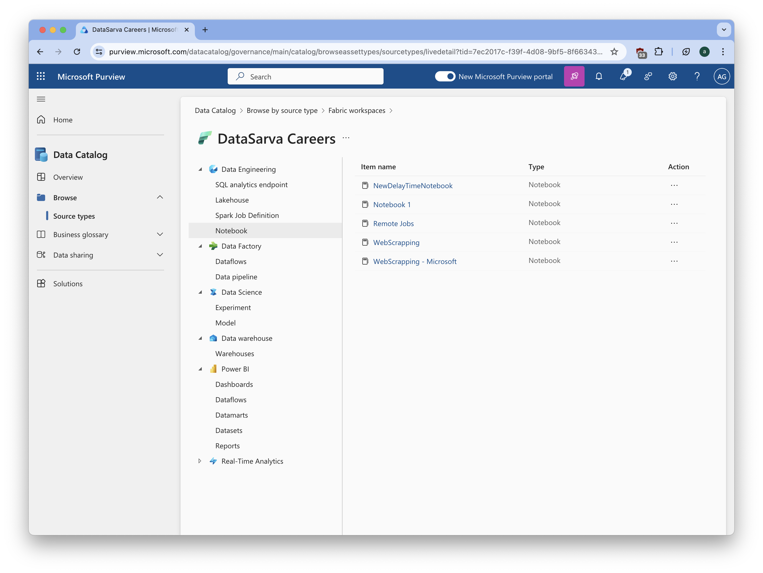 Data Catalog